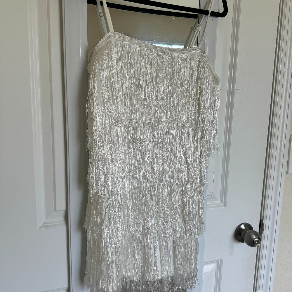White Flapper Romper